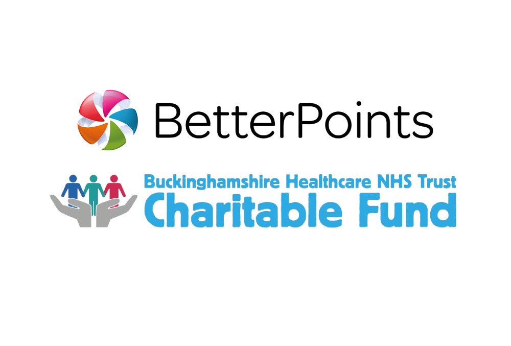 The BetterPoints and Buckinghamshire Healthcare NSH Trust Charitable Fund Logos